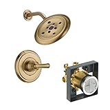 Delta Delta KSDCA-T14297-H798-CZ Cassidy Shower Kit Pressure-Balance Single-Function Cartridge with 