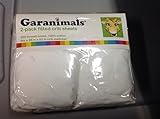 Garanimals Fitted Crib Sheet, White by Garanimals