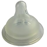 2 Packs Baby Infant Bottle Pacifier Natural Fast Flow Nipples Feeding Bottle Supplies by COFFLED