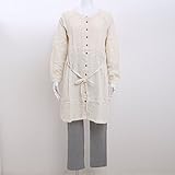 犬印 INUJIRUSHI Wガーゼパジャマ（授乳口付き）(IV-アイボリー、ML)