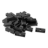 uxcell 29個2*8 16P 2.54mm IDCソケット PCB ボックスヘッダー ストレート オスコネクター