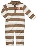 Carter's（カーターズ） :: Striped Microfleece Jumpsuit :: ロンパース カバーオール :: 3M (55-61cm)