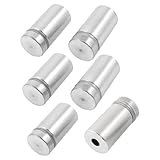 6個の16×30ミリメートルのステンレス鋼アドバタイズメントネイルズガラスウォールコネクタスタンド