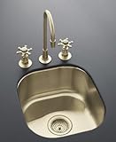 Kohler k-14300-sbv Undertone Undercounterエンターテイメントシンクinサテンブロンズ仕上げ、サテンブロンズ