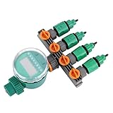 自動水やり機 -Dewin 散水タイマー、節水　灌漑　水やり 芝生・鉢植え・畑用　ＬＣＤ　ガーデニング 家庭用灌漑コントローラ