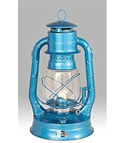 8 【希少】　エバニュー　ハリケーンランプ　 　小型　青 edogawaya-lamp_l9730