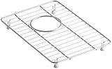 KOHLER K-6255-ST Riverby Right-Hand Sink Rack, Stainless Steel [並行輸入品]