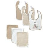 Hudson Baby Bib and Burp Cloth Set, 6 Piece, Neutral, 0-12 Months by BabyVision [並行輸入品]