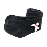 ベビータイツ　レギンス　ソックス　赤ちゃん　キッズ用　子供　綿　ガールズ　女の子　可愛い　蝶結び　柔らかい　通気性 (ブラック)