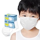 【小さめマスク 子供14.5cm】マスク 不織布 小さめ 16.5cm/マスク 子供14.5cm/大人17.5cm 個包装 マスク黒、ホワイト 三層構造 brodioマスク 小顔/女性/子どもたち 日本認証済み 耳が痛くない (子供用·ホワイト·14.5cm*9cm, 100枚)