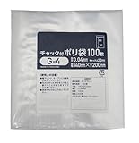 ミツワ チャック付きポリ袋Ｇ-４サイズ 5000枚 幅140xチャック下200(B6入る)