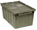 Quantum QDC2717-12 Plastic Storage Container with Attached Flip-Top Lid, 27 x 17 x 12, Gray by Quant