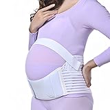 （inkint）妊娠帯 妊娠用サポーター ベルト フリーサイズ 産前産後マタニティベルト 腹帯 骨盤ベルト 腰痛通気性に富む 身体にフィット ホワイト (XXL)