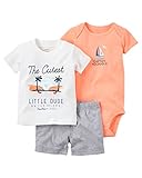 カーターズ Carter's ボディスーツ & おむつカバー 3点セット 3-Piece Bodysuit & Diaper Cover Set 12M (72-78cm) [並行輸入品]