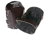 Kunys kp299 Heavy Dutyレザー厚フェルト膝パッドby Kuny 's