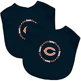 Chicago Bears Little BearsファンInfantマジックテープ調節可能NFL Authentic 2ピースよだれかけセット – OSFA幼児用