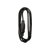 Master Electrician 02210ME 15-Feet Round Vinyl Extension Cord, Black [並行輸入品]