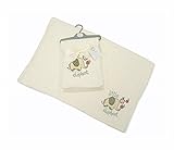 Supersoft Superior Quality Luxurious Cream/Beige Pram/Crib - Little Elephant Design Blanket by Pram 