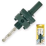 IVY Classic 28102 2H 7/16-Inch Hex Shank Hole Saw Arbor, Fits 1-1/4 through 6-Inch Hole Saws, 2 Lock