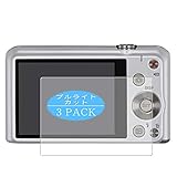 3枚 VacFun ブルーライトカット フィルム ， カシオ CASIO EXILIM EX-ZS29SR 向けの ブルーライトカットフィルム 保護フィルム 液晶保護フィルム（非 ガラスフィルム 強化ガラス ガラス ）