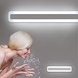 LEDミラーライト、洗面所トイレ浴室、防水、防曇、白12W40cm（15.7 "）