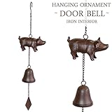 ドアベル ドアチャイム ガーデンベル ピッグ ぶたのオーナメント