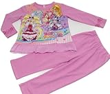 HUGっと！プリキュア (ハグットプリキュア) 光るパジャマ 長袖パジャマ バンダイ (ピンク, 100cm)