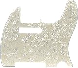 Fender ピックガード8-HOLE MOUNT MULTI-PLY TELECASTER® PICKGUARD, AGED WHITE PEARLOID