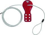 ABUS C553 Standard Cable Safety Lockout 3 ft. sheathed metal cable by ABUS