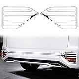 MARCHFA トヨタ 新型ヴォクシー＆ノア 専用 リアフォグライトフレーム 90系 95系 R4.1～ ハイブリッド フォグランプガーニッシュ フォグランプカバー フレクターガーニッシュ メッキシルバー