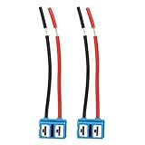 SODIAL(R) 2×H7 セラミックヘッドライト 電球 ワイヤーコネクタ プラグ ソケット 車用品