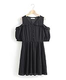 (マジェスティックレゴン) MAJESTIC LEGON フリルオープンショルダーワンピ
