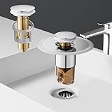 洗面台ポップアップ 排水栓 ヘアキャッチャー【2025業界新開発・SUS304ステンレス製・純銅コア】洗面台 ヘアキャッチャー 洗面台 排水口 ゴミ受け 内径26mm-48mm適用 ワンプッシュ開閉 目詰まり防止 掃除しやすい 防臭 防虫 取り外し簡単 髪の毛キャッチャー 洗面台/洗面化粧台/バスタブ/バスルーム/浴槽排水口用/台所用 ゴムリング付き