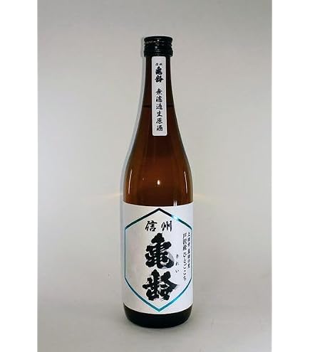 Amazon.co.jp: 信州 亀齢 純米吟醸 山恵錦 1800ml : 食品・飲料・お酒