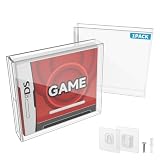 CaSZLUTION ビデオゲームボックスプロテクターケース DSゲーム用、3mm クリアアクリルディスプレイケース 壁マウント付き Nintendo DSゲームボックス対応 (1パック)