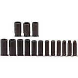Stanley Proto J74114 15 Piece 6 Point 1/2" Drive Deep Impact Socket Set by Stanley Proto [並行輸入品]
