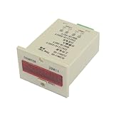 uxcell　デジタルカウンター　LEDディスプレイパネル　JDM11-6H　リセッタ0-999999　DC　24V