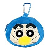 ティーズファクトリー クレヨンしんちゃん しんのすけ カラビナ付き ぬいぐるみ ファスナー マスコット ポーチ 変身しんちゃん/ぺんぎん サイズ:約H140×W120×D55mm KS-5546157PE