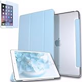 GWAAN【強化ガラスフィルム付き(ブルーライトカット)】iPad 10.2インチ 第9世代 第8世代 第7世代 (2021/2020/2019) と互換性あり スマートカバー ケース 背面半透明 オートスリープ機能 軽量 薄型 ハードタイプ A2602 A2604 A2603 A2605 A2197 A2200 A2198 A2270 A2428 A2429 A2430