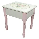 Fantasy Fields - Bouquet Thematic Kids Vanity Stool | Imagination Inspiring Hand Crafted & Hand Pain