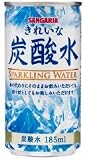 サンガリア きれいな炭酸水 185ml 缶 90本 (30本入×3 まとめ買い)