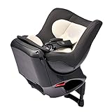 エールベベ 『日本製・安心トリプル保証付』回転型チャイルドシート 360ターンSIII 【シートベルト取付】 新生児から4歳用(360度回転型) ナチュラルブラック ALB802