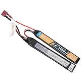 DCI Guns 7.4V 1,300mAh セパレートLiPoバッテリー 25C-50C (ディーンズ互換コネクター(T型))