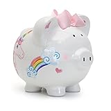 Child to Cherish Piggy Bank, Unicorns and Rainbows
