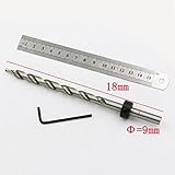 実用hss 3/8 "インチ (9.5 ミリメートル)六角ポケット穴ドリル ビット &停止襟セット用kreg ガイド ツール #82674