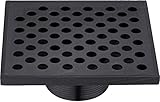 Dawn sre050504dbrローヌ川シリーズ – 正方形シャワーDrain 5インチL ThreadedダークブラウンFinished