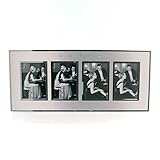 ホームDecor Brushedシルバー画像フレームメタルコラージュシルバーオプション4009542