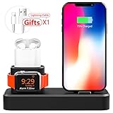 AODUKE Apple Watch 充電 スタンド iPhone 充電スタンド Airpods 充電スタンド 3 in 1 充電 スタンド