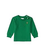 ポロラルフローレン ポニー付 ベーシック長袖Tシャツ グリーン (男の子12～24か月用) 12M [並行輸入品]