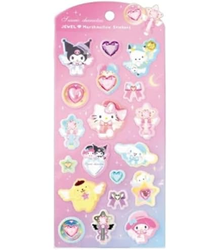 ハローキティ＊ステッカーセット＊フレークシール 楽天市場】ハローキティ フレークシール ピンク 646596